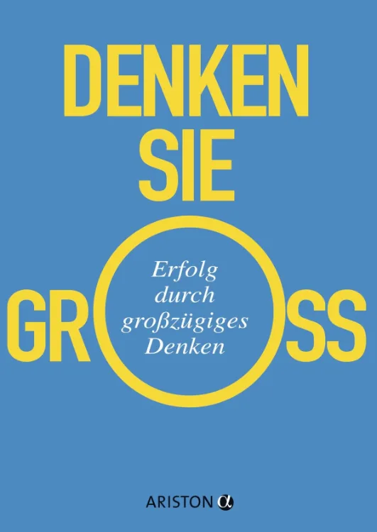 Denken sie groß_Buch Cover